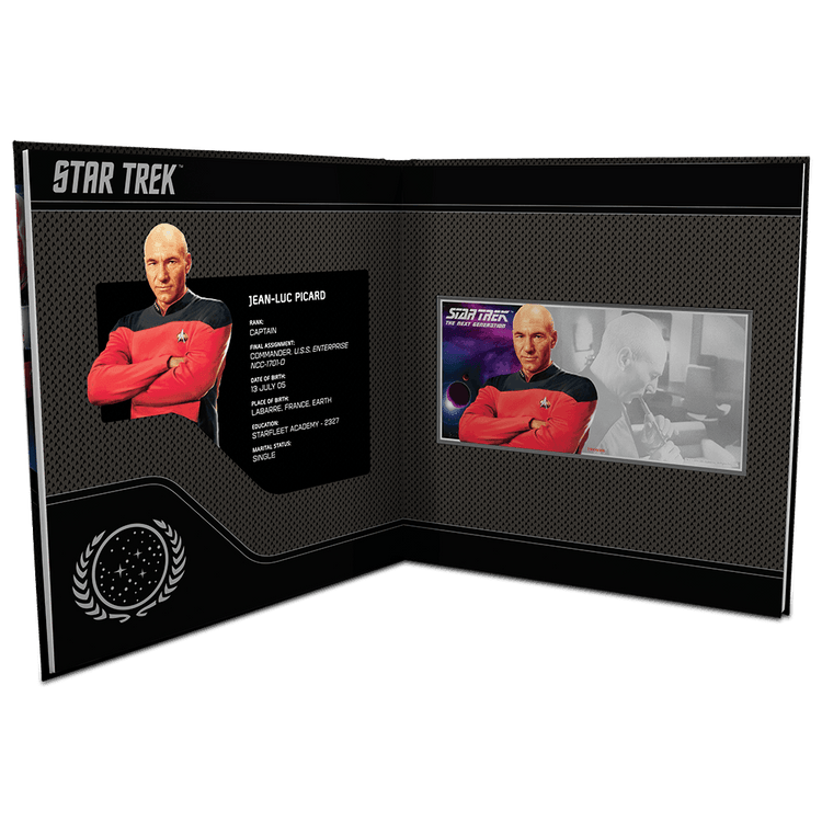 Star Trek The Next Generation Jean Luc Picard 5g Pure Silver Coin N 3305