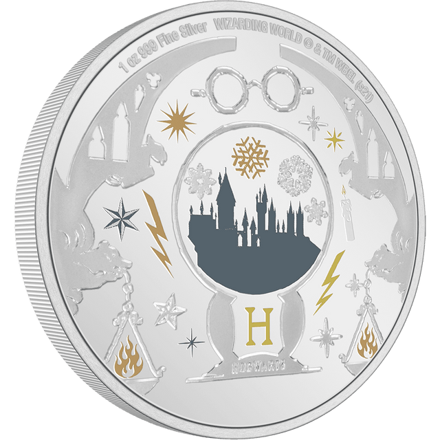 RAVENCLAW HOUSE CREST Harry Potter 1 Oz Silver Coin 2$ Niue 2021