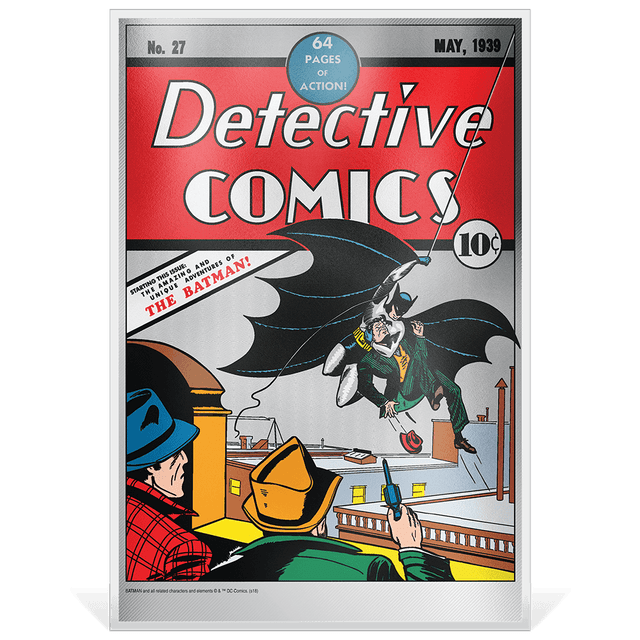 Detective Comics #27 35g Pure Silver Foil Base