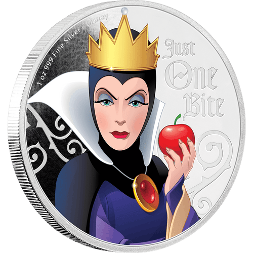 Disney Villains - Evil Queen 1oz Silver Coin | New Zealand Mint
