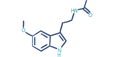 melatonin molecule to show structure