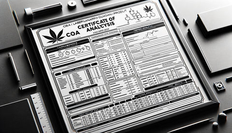 certificate of analysis for a cannabis product