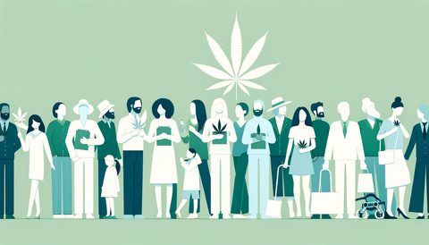 An illustrative representation of consumer satisfaction, featuring Tela Troge, Esq., a prominent advocate for the Shinnecock Nation. The image reflects the essence of the Cannabis Crop Rescue Act, highlighting Troge's emphasis on increased access to safe and tested cannabis products. It symbolizes a consumer boom, promising a diverse and safe cannabis market. The visual suggests a bridge between local farms, tribal dispensaries, and consumers, ensuring a wide selection that adheres to rigorous safety standards, promoting local agriculture, and supporting the sovereign economy of tribal nations.