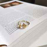 Floral Signet Ring | Simply Luxe - Simply Basy