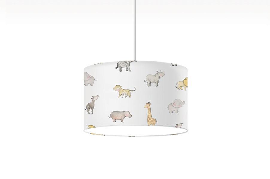 jungle nursery lamp shade