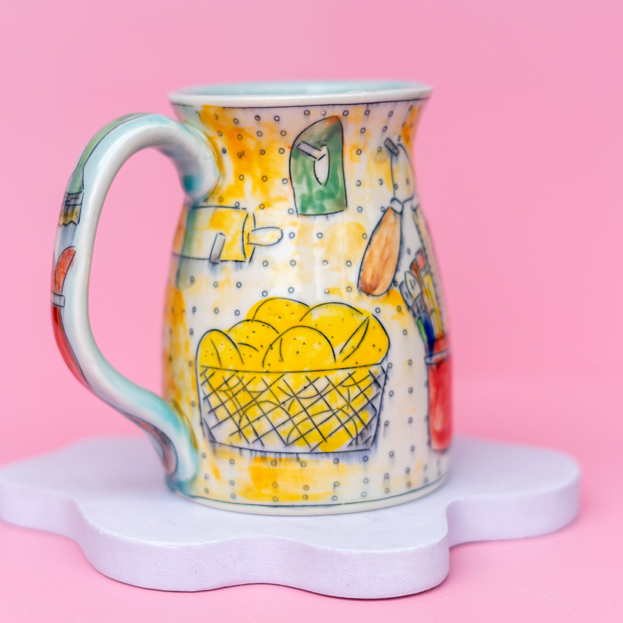 # 56 Pegboard Pottery Studio : Stein Mug