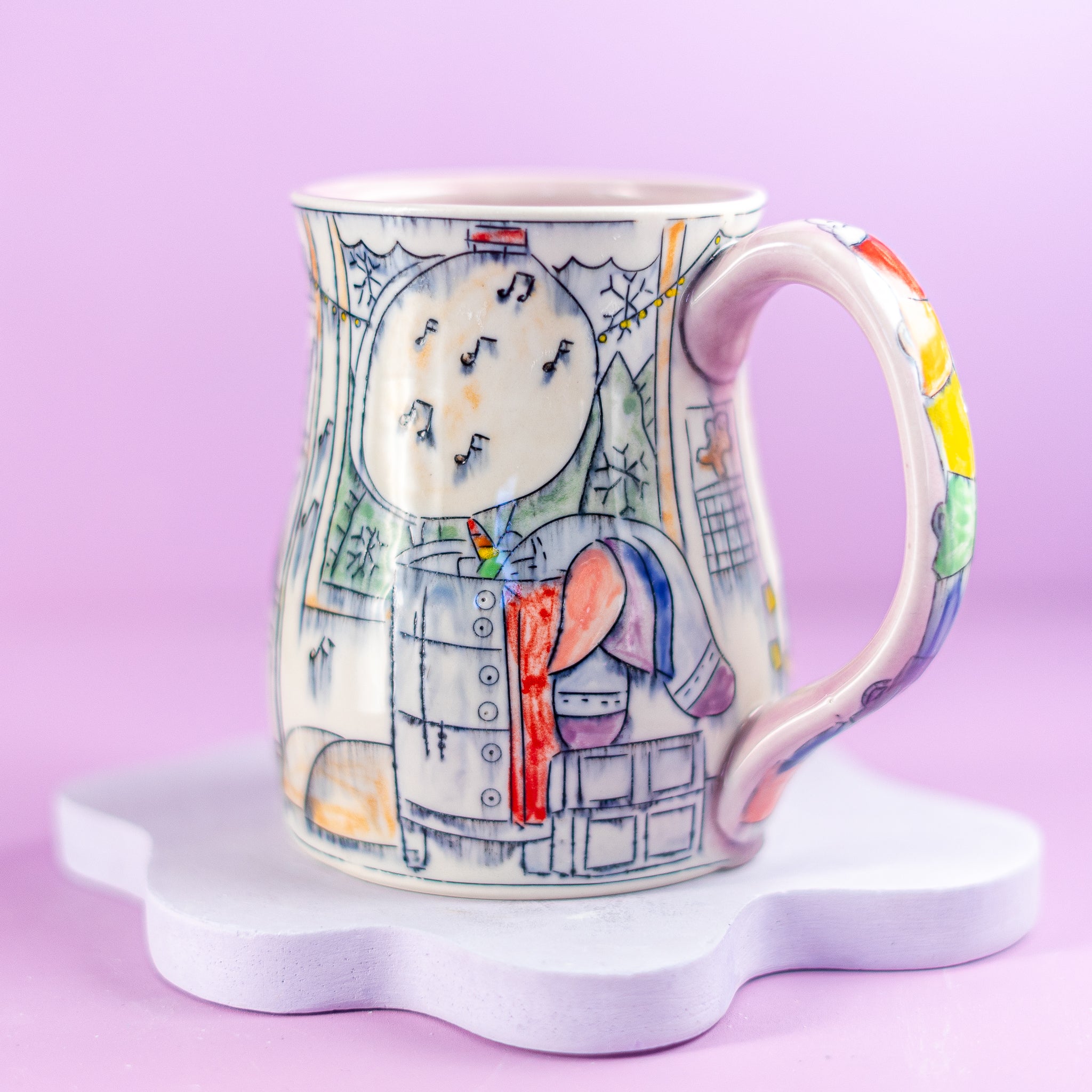# 30 Unicorn Christmas Pottery Studio : Stein