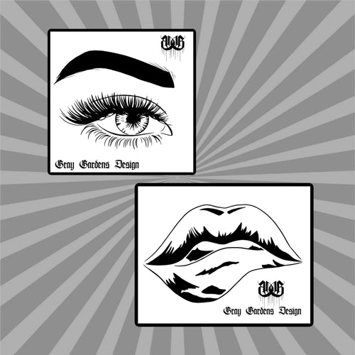 Graffiti Pop Art Eye Stencil – Gray Gardens Design