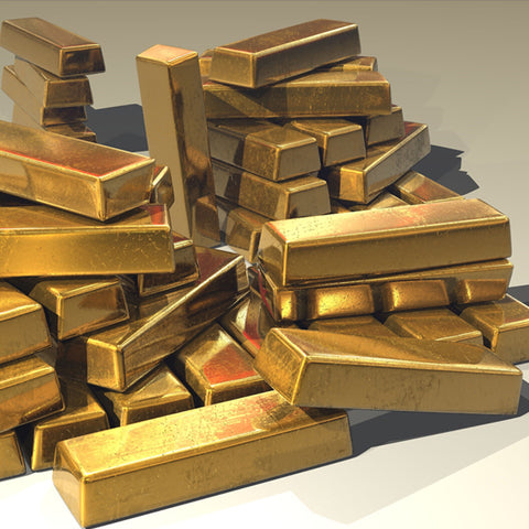 Gold used in everything from wiring to bars to bracelets