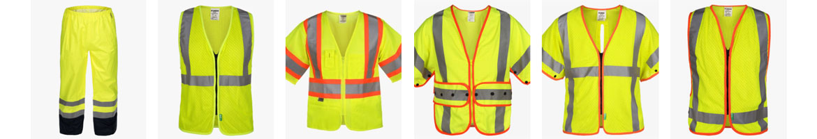 high visibility safety clothing