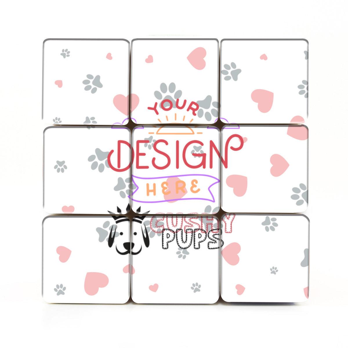 Custom Rubik's Cube C- Personalized Rubik's Cube with custom Image by Cushy Pups