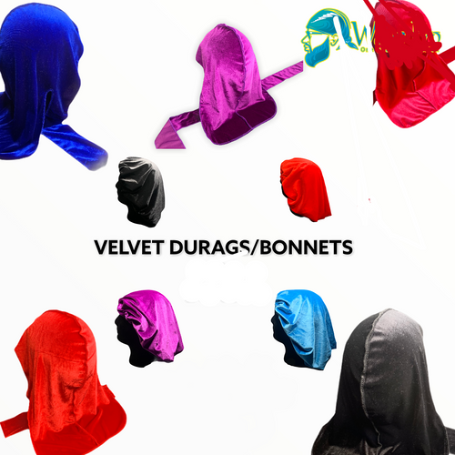 Red LV Bonnet/Durag Combo