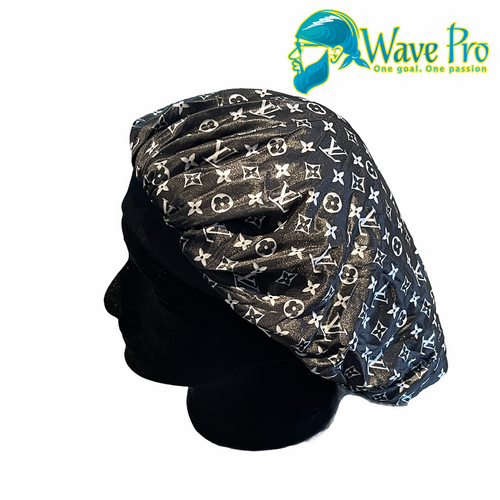 Brown Louis Vuitton designer bonnet. Shower cap/ sleeping cap