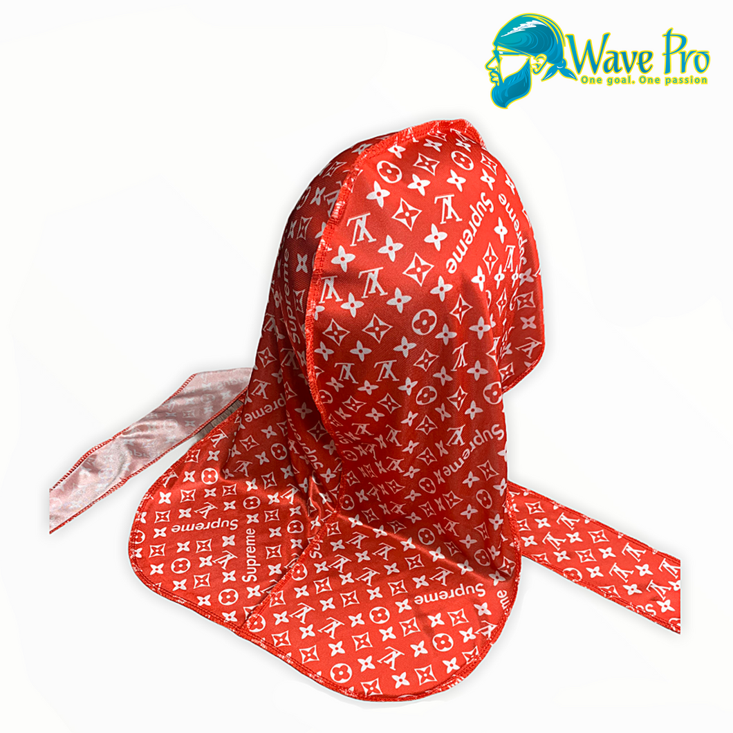 Wavepro | Silky Red LV Durag The High Quality Durags – WaVePr0