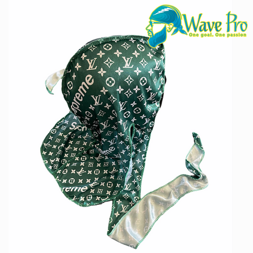 Wave Pro Durags, Silky $GREEN LV Durag