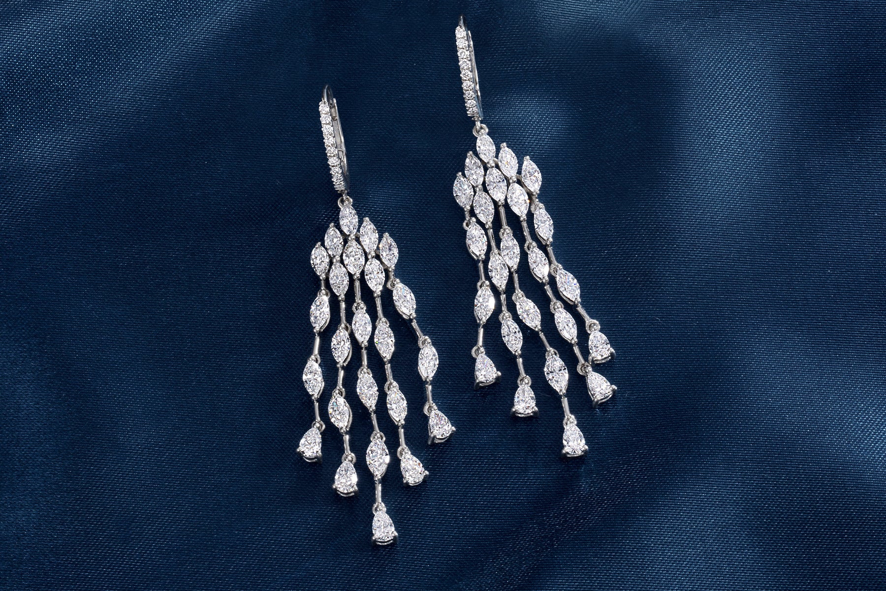 Diamond Chandelier Earrings