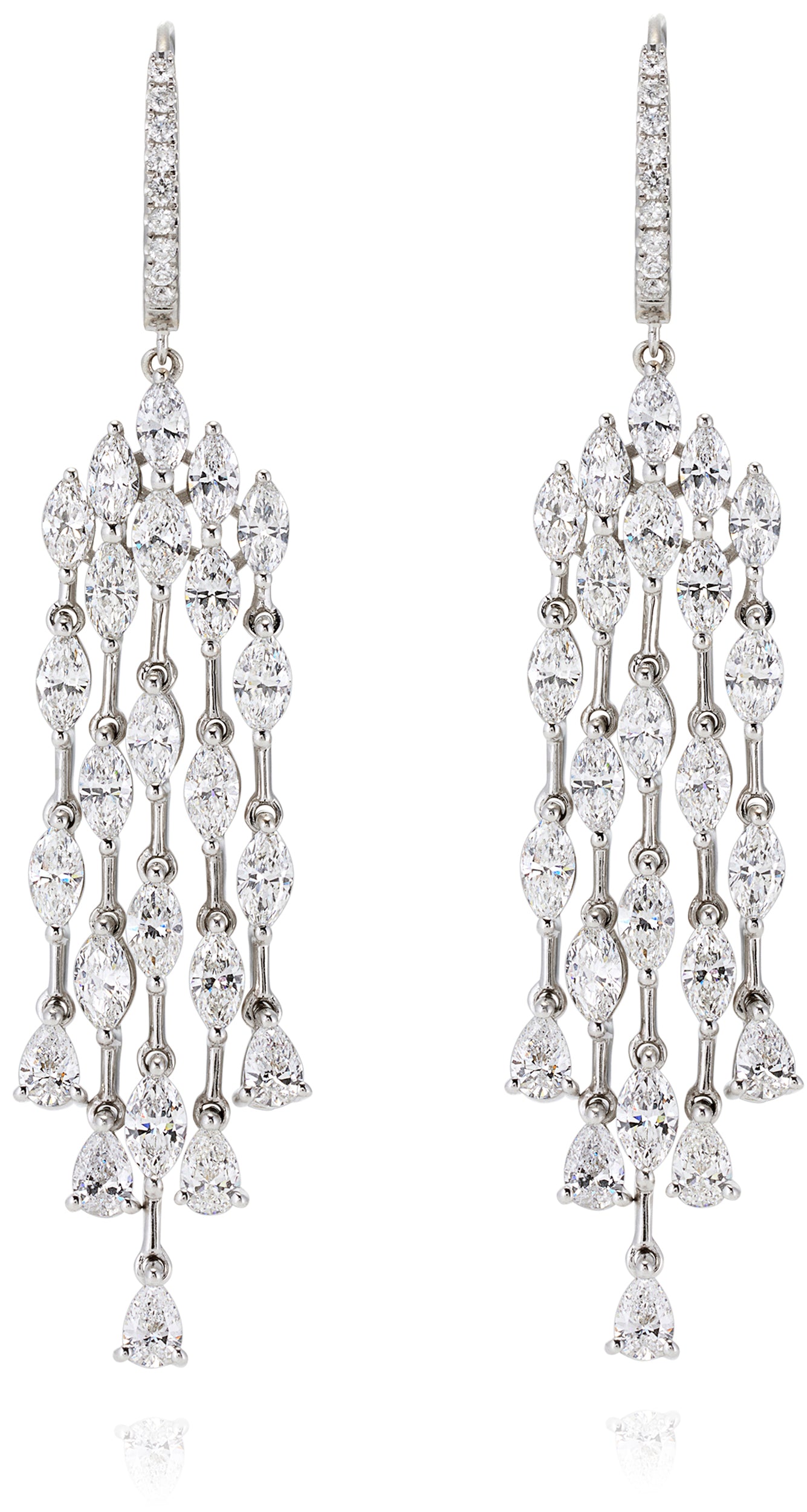 Diamond Chandelier Earrings