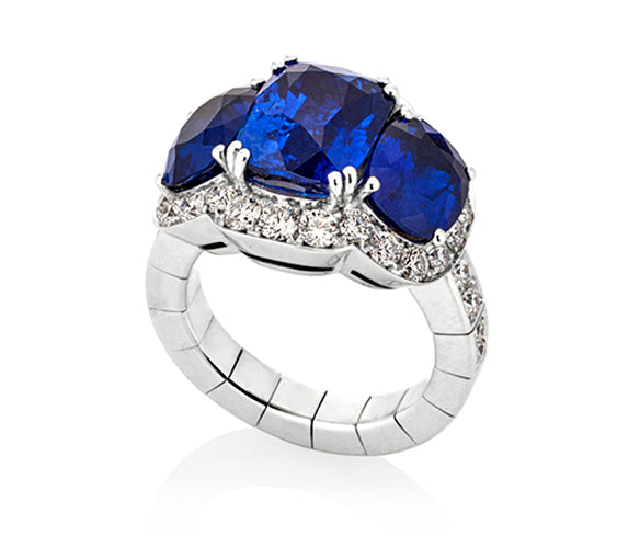 Blue Picchiotti Sapphire Ring