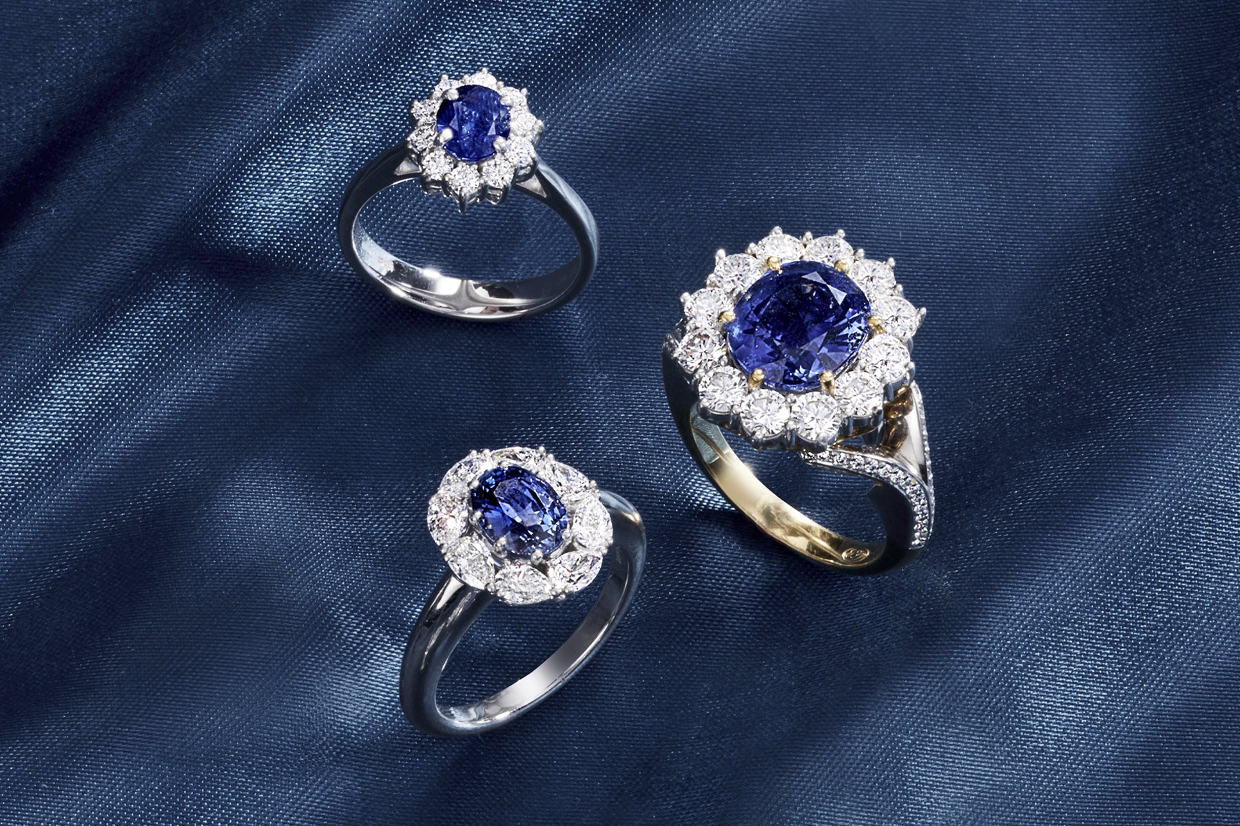 Sapphire Diamond Rings