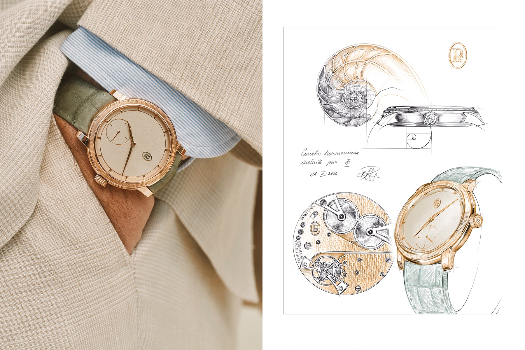 Parmigiani Fleurier New Watch Sketch