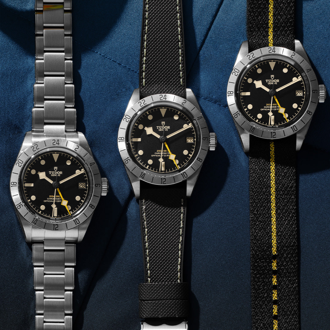 Tudor Black Bay Bro Three Watches Different Bracelets/Straps