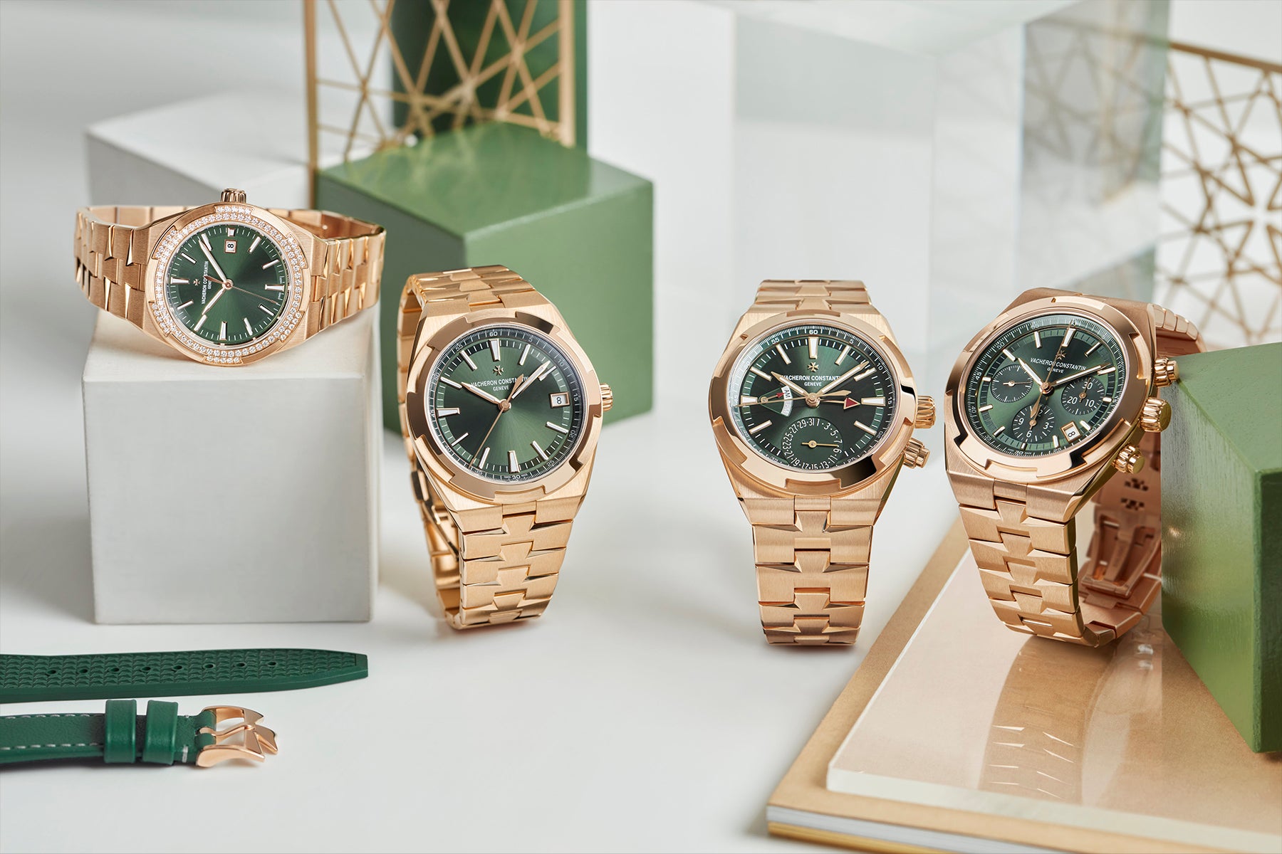 Vacheron Constantin Green Dial New Overseas Watches