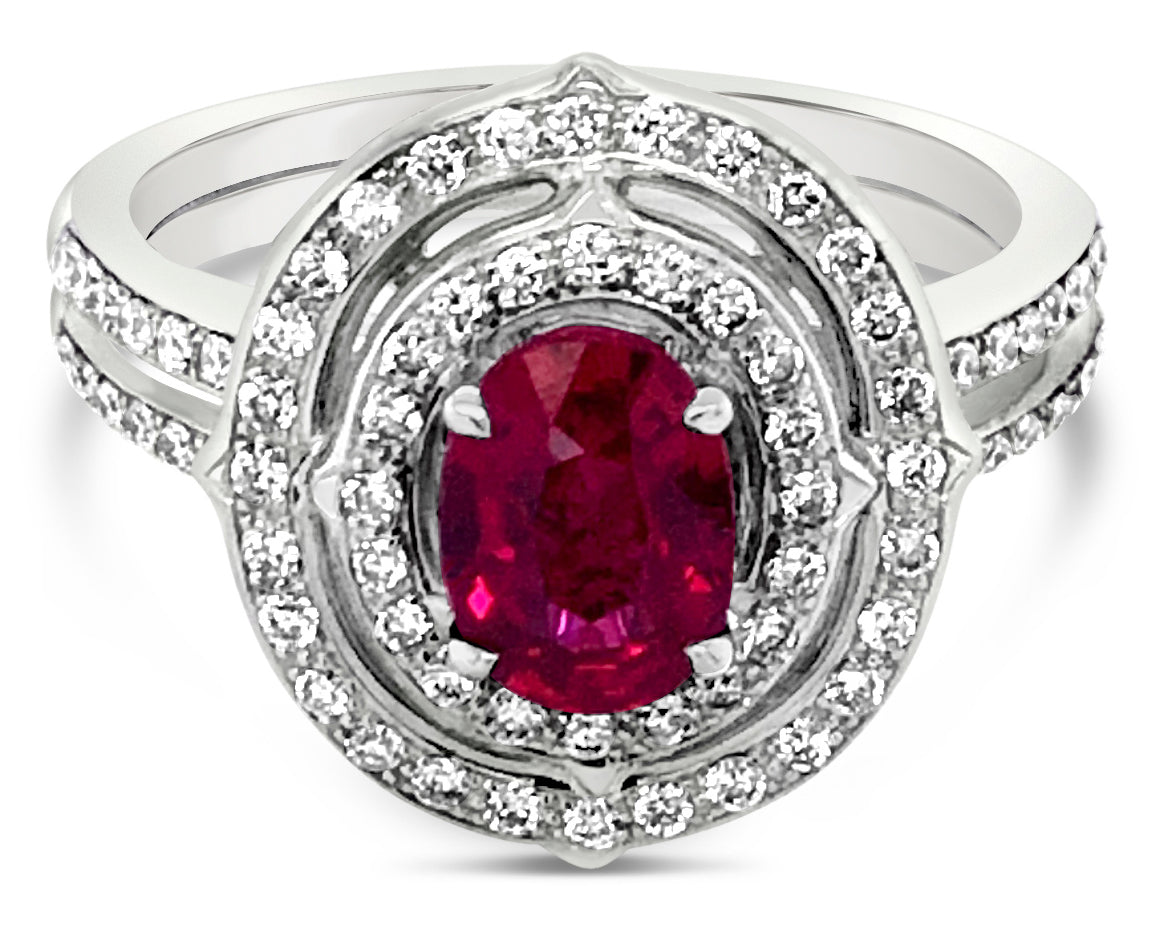 Ruby and Diamond Ring