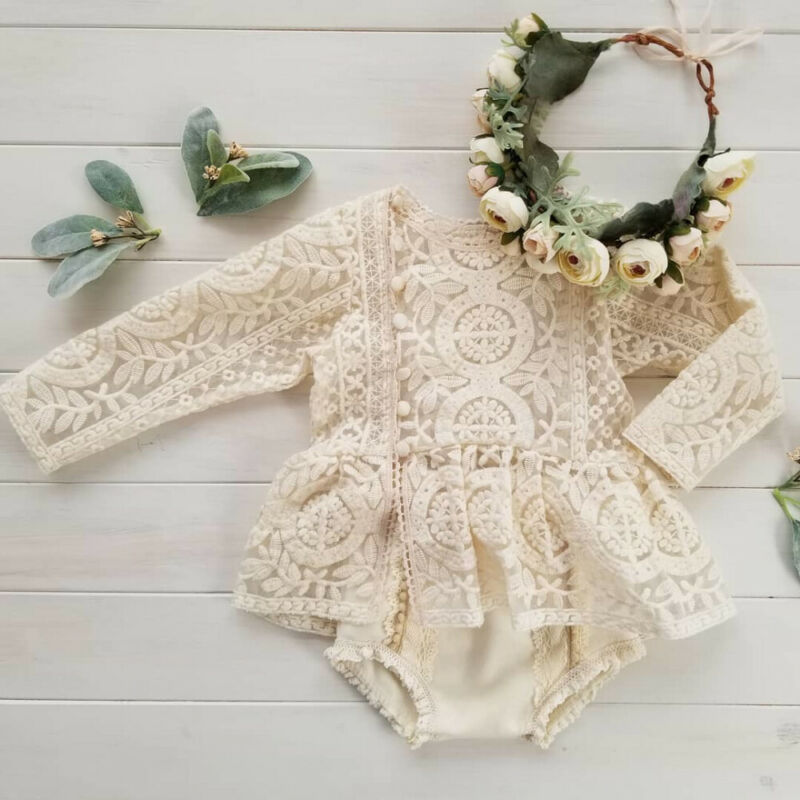 boho baby romper