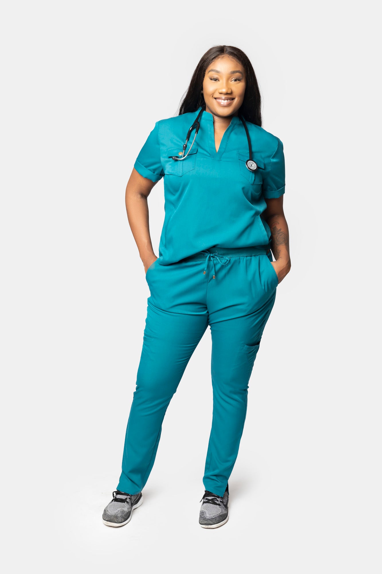 Dope Scrubs Athleisure Collection Skinny Scrub Pants