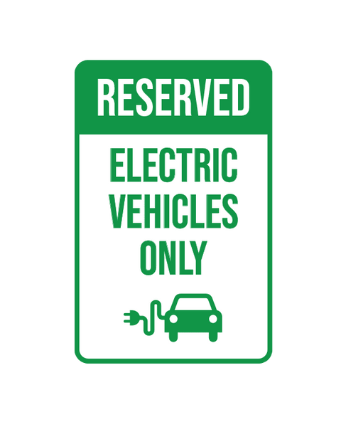 Reserved Parking Sign 3mm 12″x18″ Aluminum Composite – BC Retail