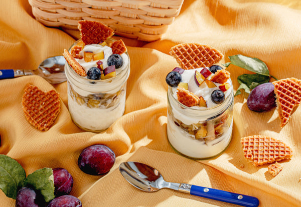 Stroopwafel yogurt parfait