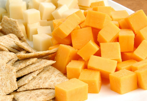 Cheese and crackers