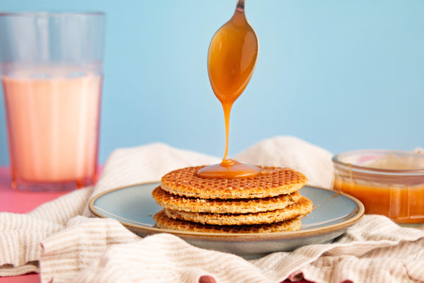 Stroopwafel with extra caramel