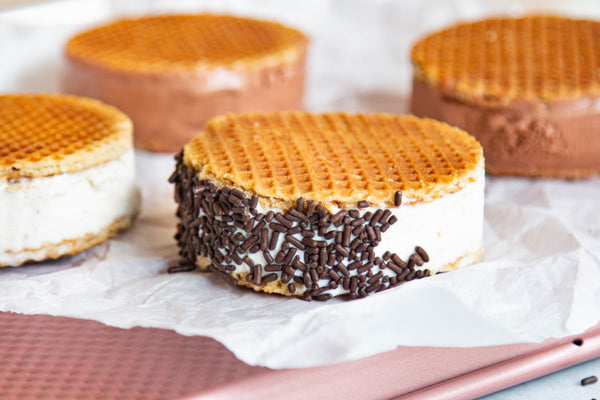 Stroopwafel Ice Cream Sandwiches