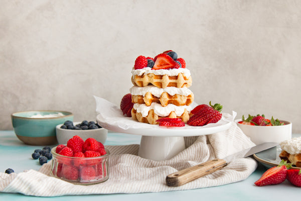 DIY waffle cake