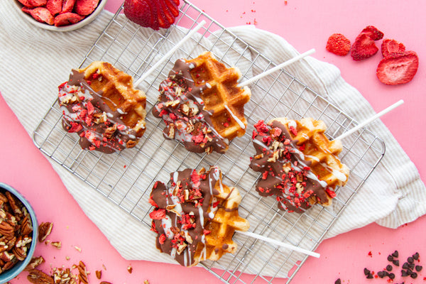 Belgian Waffle pops