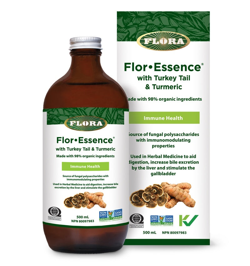 Flor-Essence with Turkey Tail & Tumeric