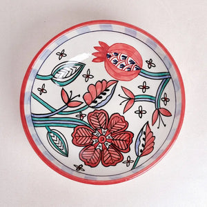 Dance in a Flowerbed Ceramic Pasta Bowl, 7x 2.5Inches - casaamarosa wholesale