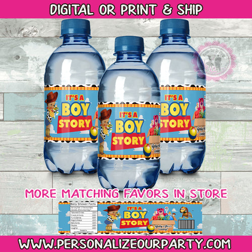 Personalised Toy Story Fruit Shoot & Water Bottle Labels 