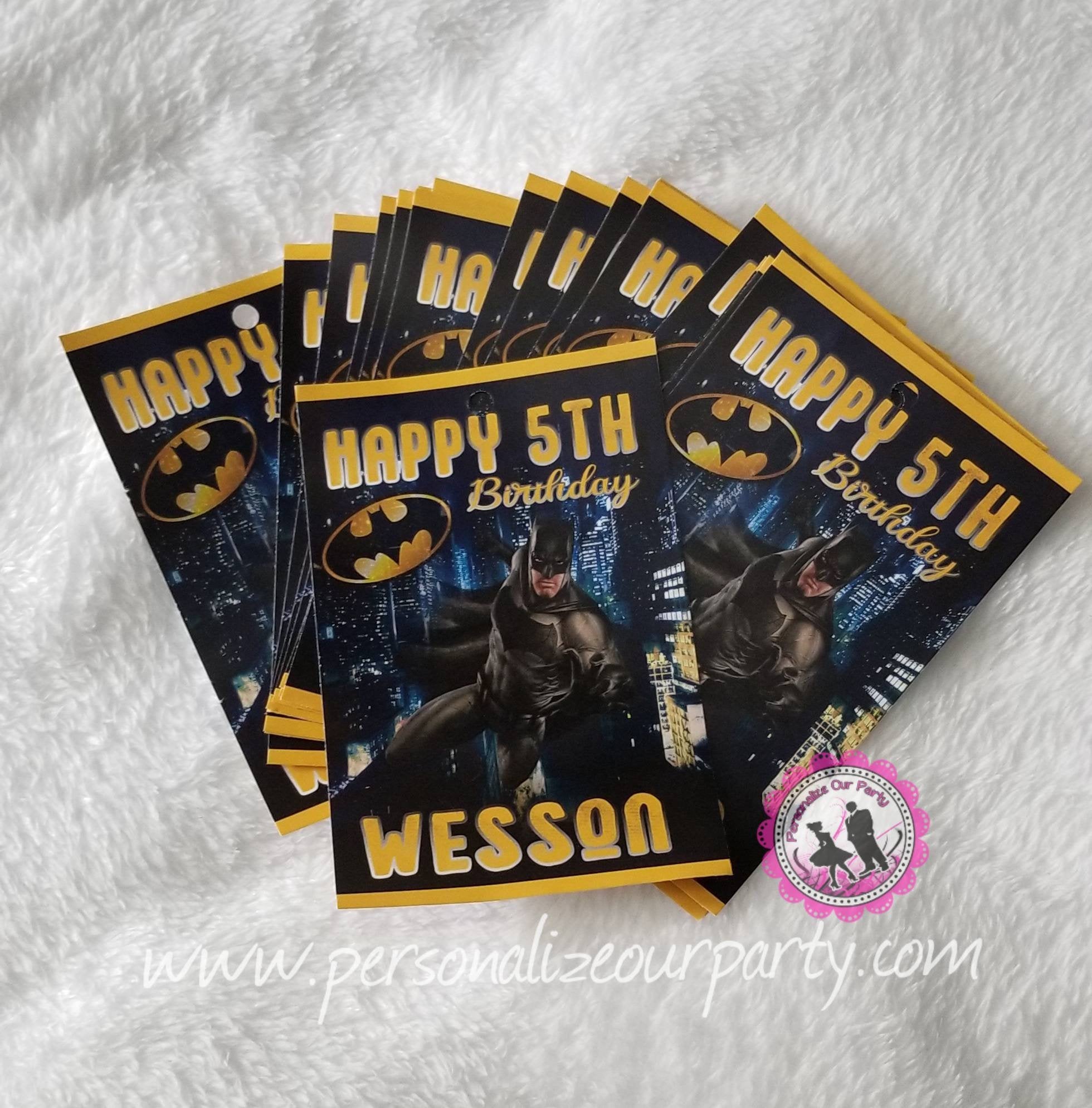 batman capri sun labels-digitl-printed-batman party favors-batman birt –  Personalize Our Party