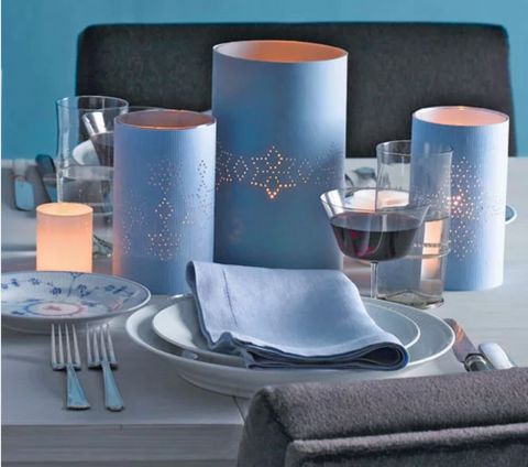 Hanukkah Hurricane Vases