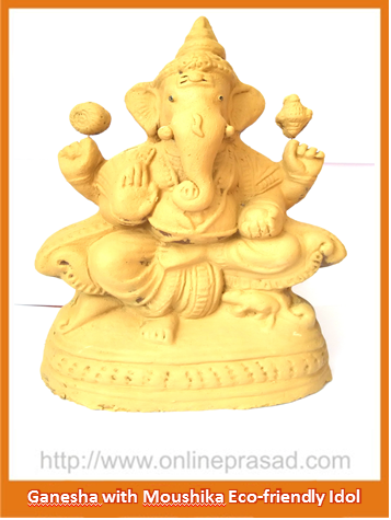 Ganesha with Moushika - Eco Friendly Idol – 