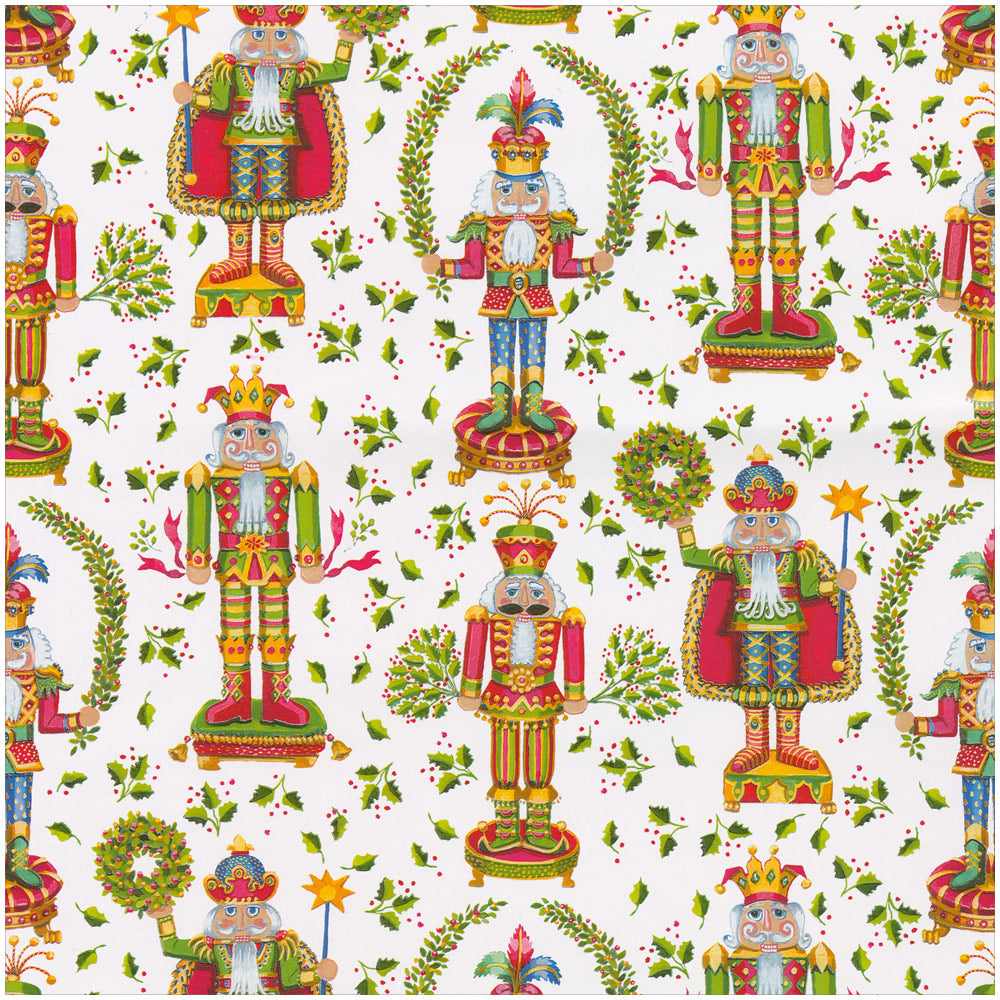 Nutcracker Wrapping Paper by BERNADETT URBANOVICS