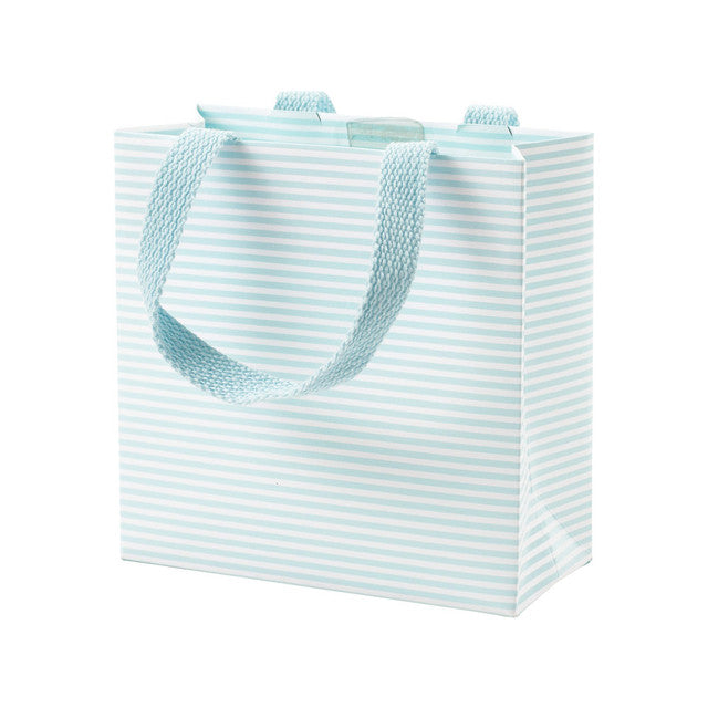 Robin's Egg Blue Mini Paper Gift Bag, 5