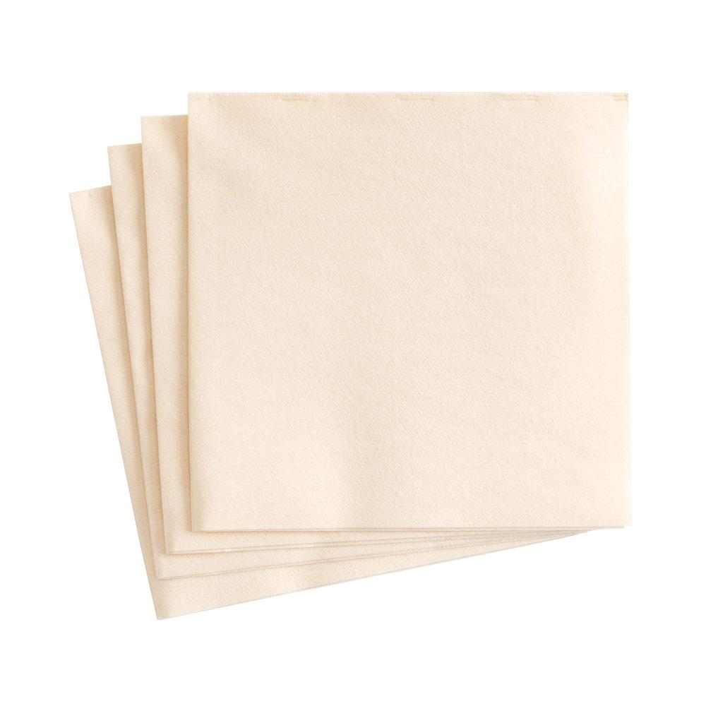 Caspari White Pearl Paper Linen Cocktail Napkins - 15 Per Package – Caspari  Europe