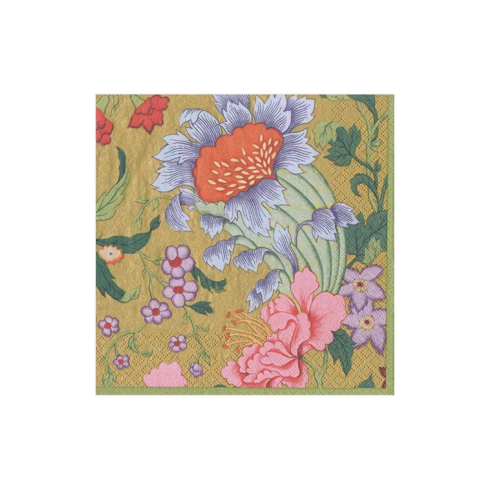 Caspari Jacobean Floral Napkins