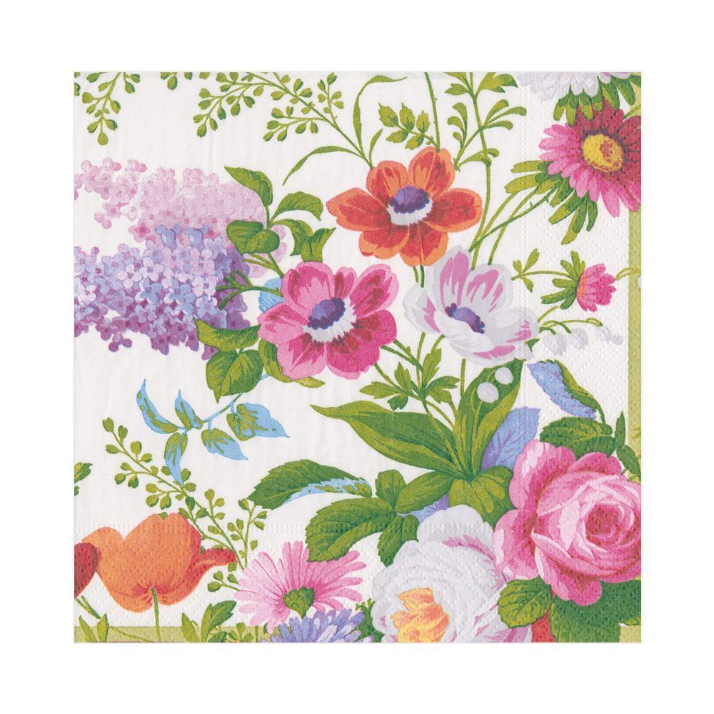 Halsted Floral Paper Dinner Napkins - 20 Per Package