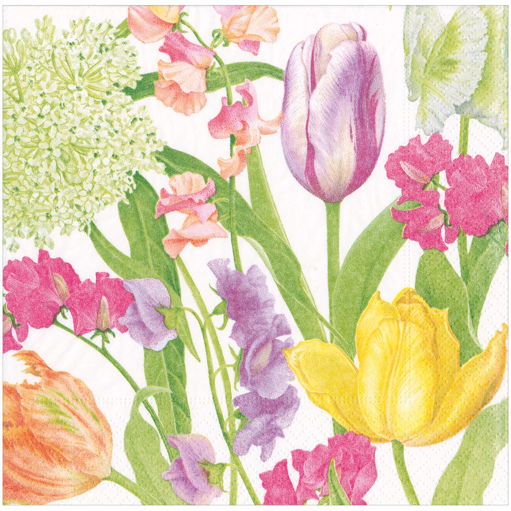 Spring Flower Show Dinner Napkins - 20 Per Package – Caspari Europe