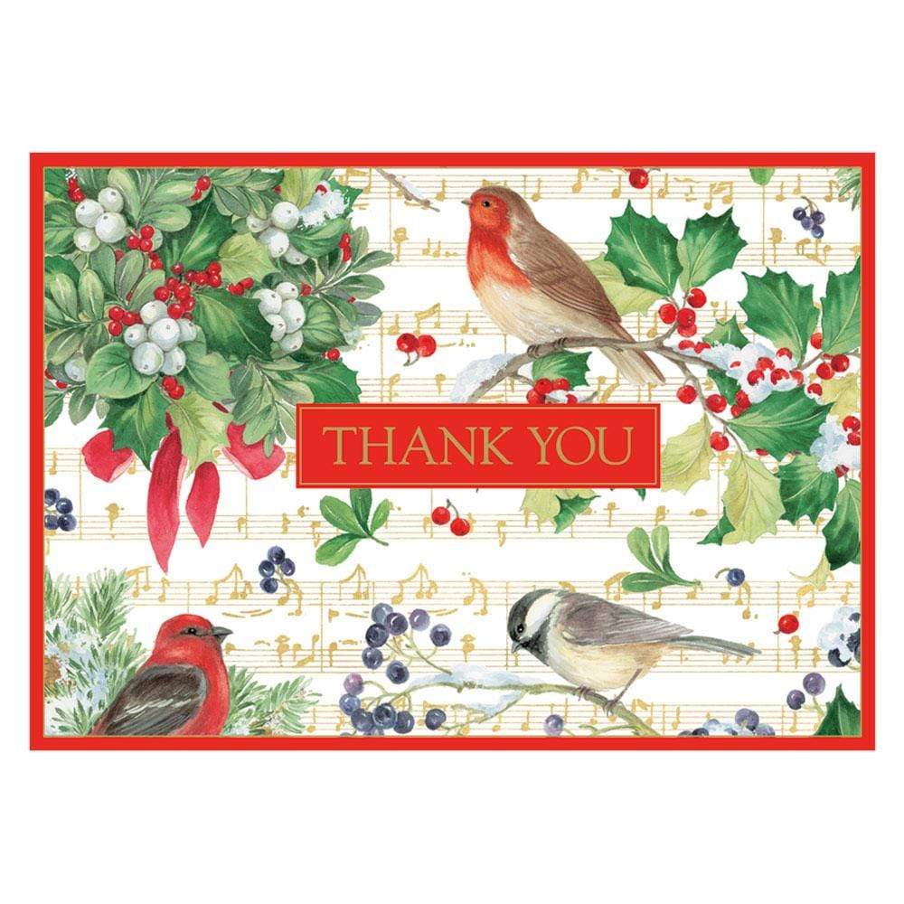 Download Caspari Winter Song Thank You Notes 8 Note Cards 8 Envelopes Caspari Europe