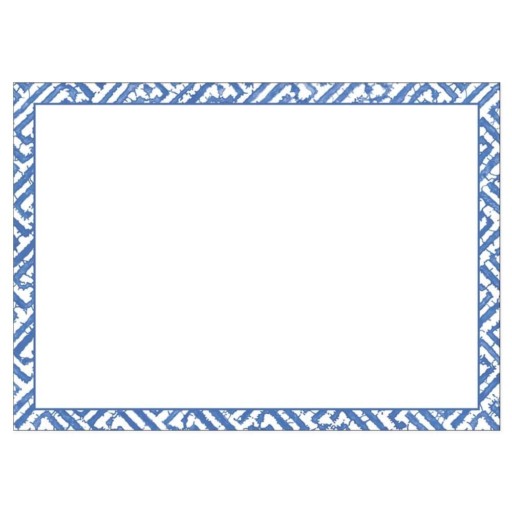 Fretwork Tissue Paper in Blue - 4 Sheets Included – Caspari